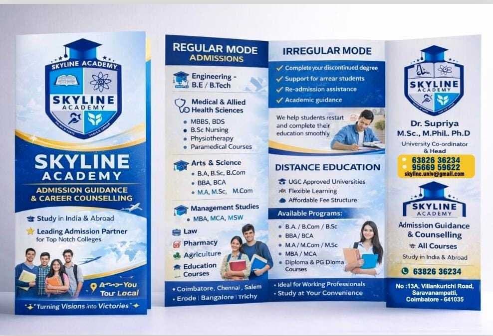 Skyline Academy admission guidance brochure