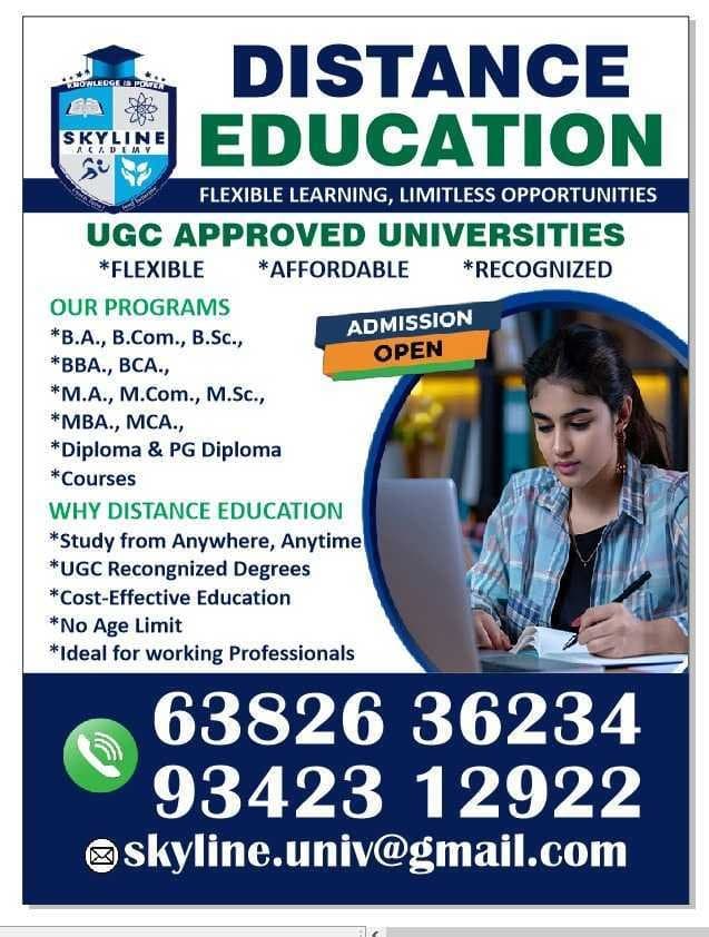 Distance education – UGC approved universities